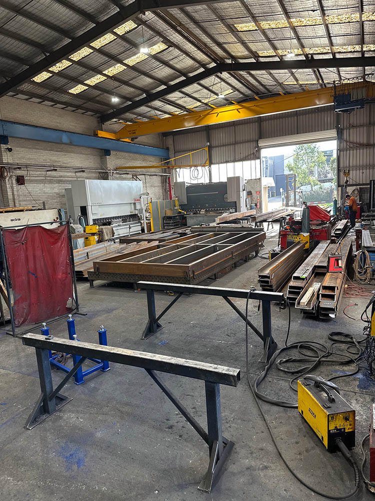 Industrial steel projects in Melbourne: transformer tank