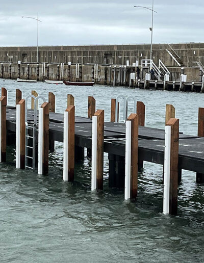 Structural steel project - pier construction